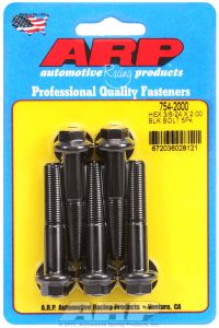 ARP Hardware - 3/8-24 x 2.000 hex 7/16 wrenching black oxide bolts