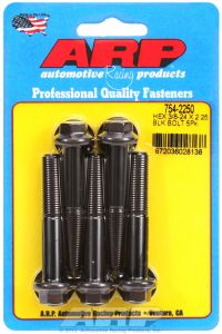 ARP Hardware - 3/8-24 x 2.250 hex 7/16 wrenching black oxide bolts