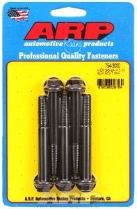 ARP Hardware - 3/8-24 x 3.000 hex 7/16 wrenching black oxide bolts