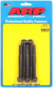 ARP Hardware - 3/8-24 x 3.750 hex 7/16 wrenching black oxide bolts