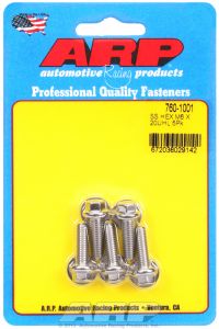 ARP Hardware - M6 x 1.00 x 20 hex SS bolts