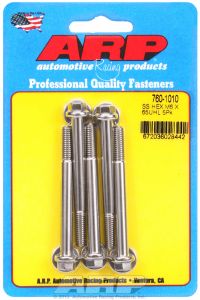 ARP Hardware - M6 x 1.00 x 65 hex SS bolts