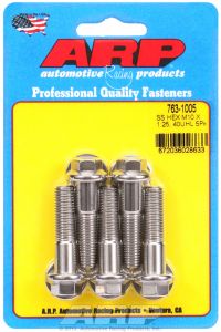 ARP Hardware - M10 x 1.25 x 40 hex SS bolts
