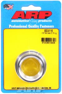 ARP Hardware - -16 female O ring aluminum weld bung