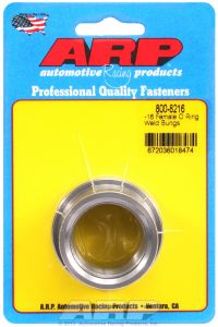 ARP Hardware - -16 female O ring steel weld bung