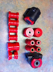 Front AND Rear Urethane bushing kit for 2002 WITH Subframe Inserts