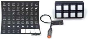 SMARTWIRE SWITCH KEYPAD 8 (2x4) Kit - allows user input for eight functions. Its clean look and soft-touch buttons blend with any interior and provides a clean, finished appearance.