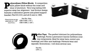 Polyurethane Pillow Blocks
