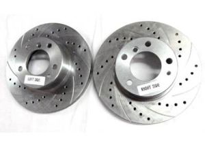 Cross Drilled Front Brake Rotors for M5 E28 and M6 E24