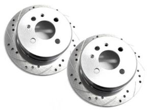 Cross Drilled Rear Brake Rotors for E28 and E24