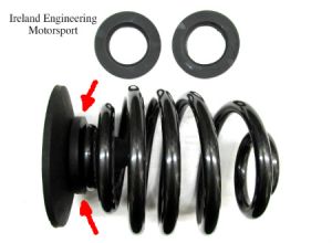 Urethane rear spring spacer for stock springs