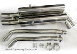 Dual-Muffler Stainless Steel Exhaust System for E36