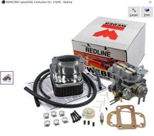 BMW 32/36 Kit for use on Stock Manifold of BMW 2002 and all M10's with Solex Carb