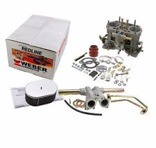 MANIFOLD KIT THROTTLE BODY w/plenum, Frd 351W, 50-IDA, linkage, stacks, regulator