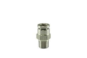 1/8" NPT to Straight 1/4" pushloc stainless steel